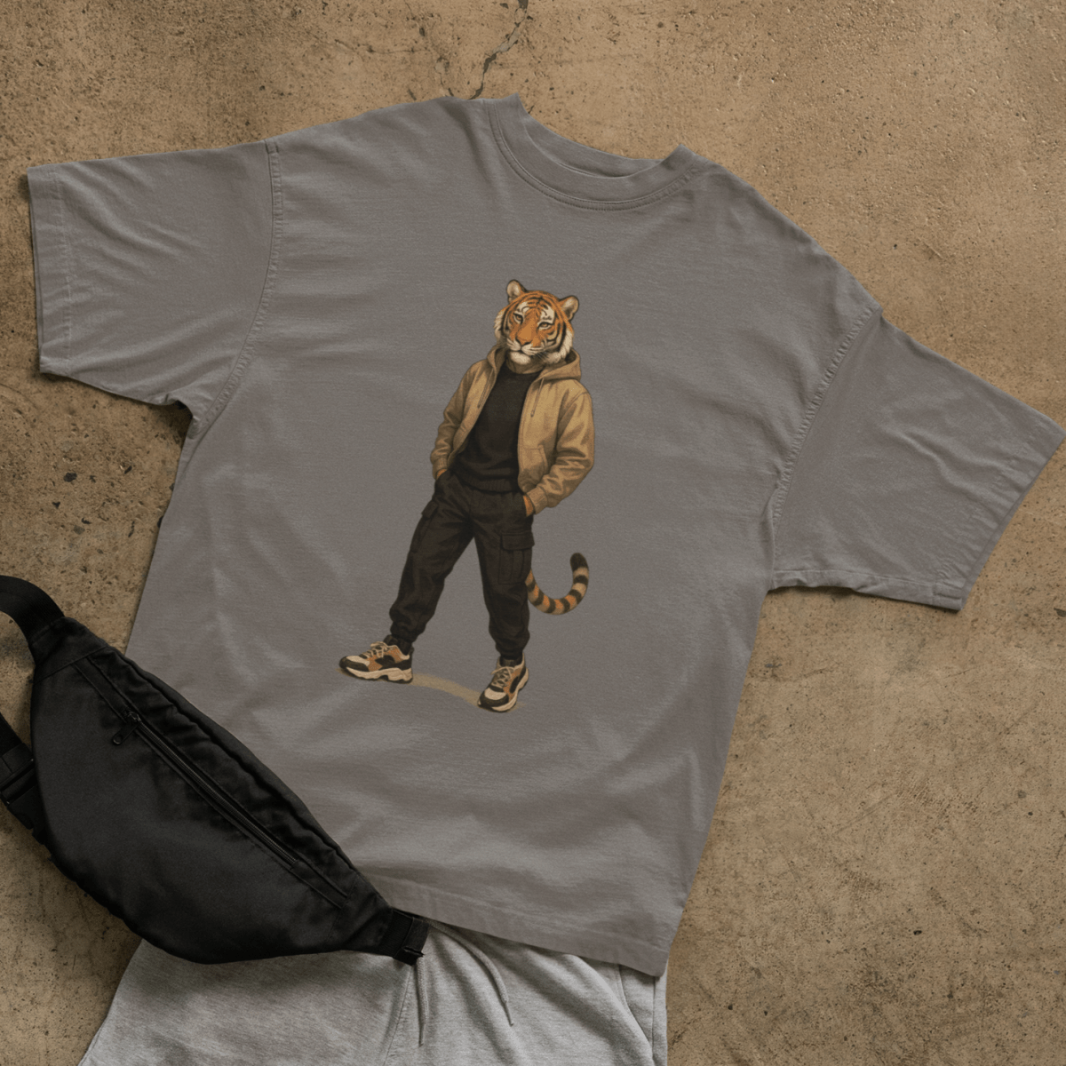 Street Tiger T-shirt - ROMAG Store