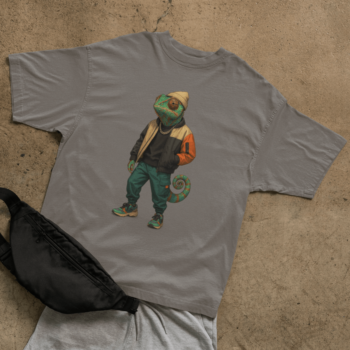 Street Lizard T-shirt - ROMAG Store