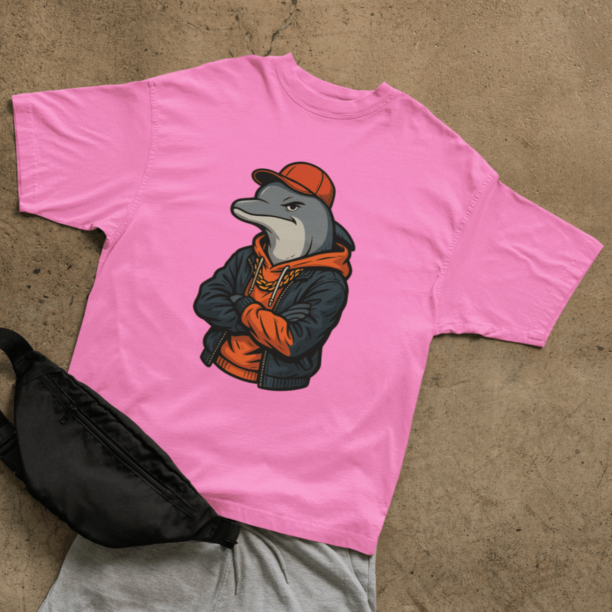 Street Dolphin T-shirt - ROMAG Store