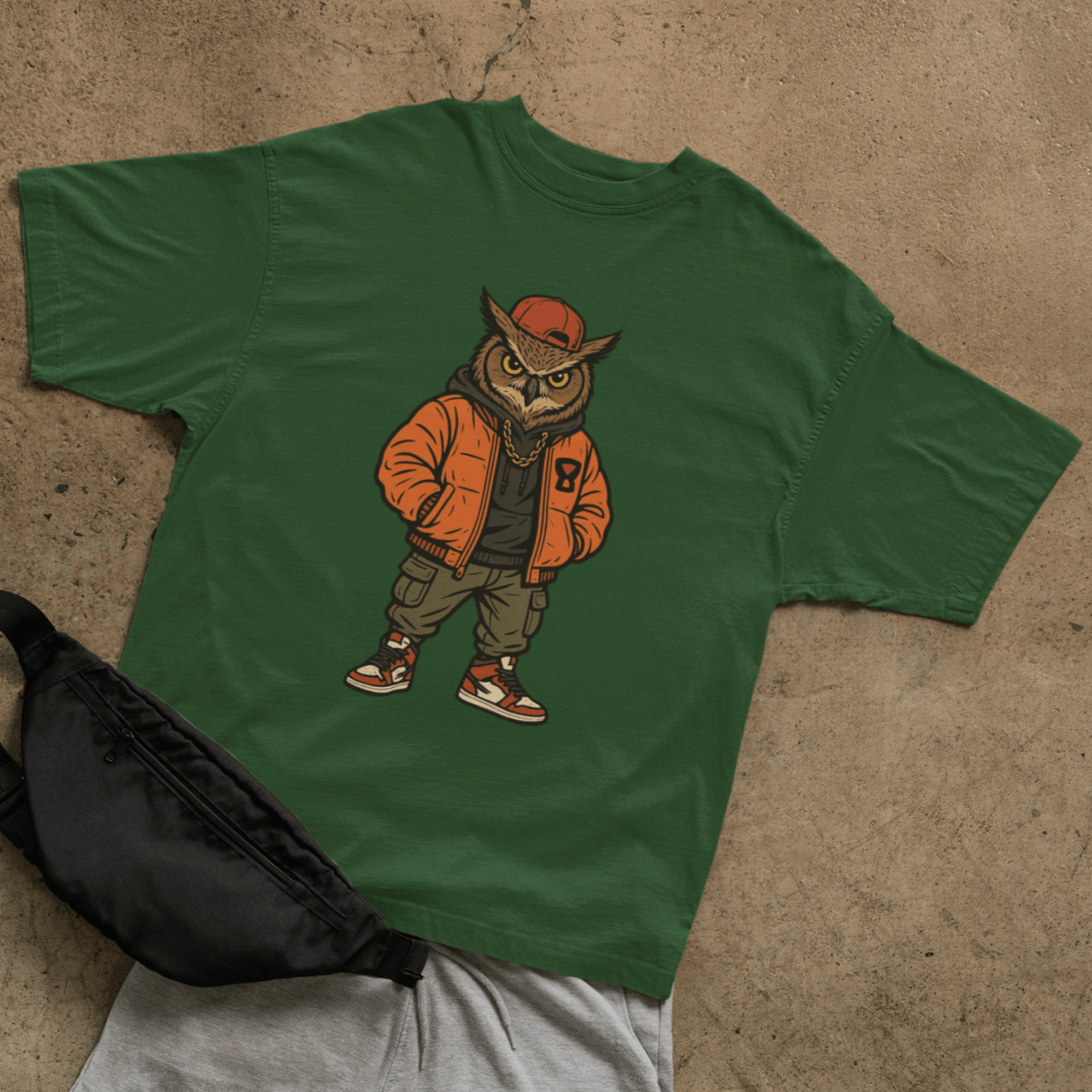 Street Owl T-shirt - ROMAG Store