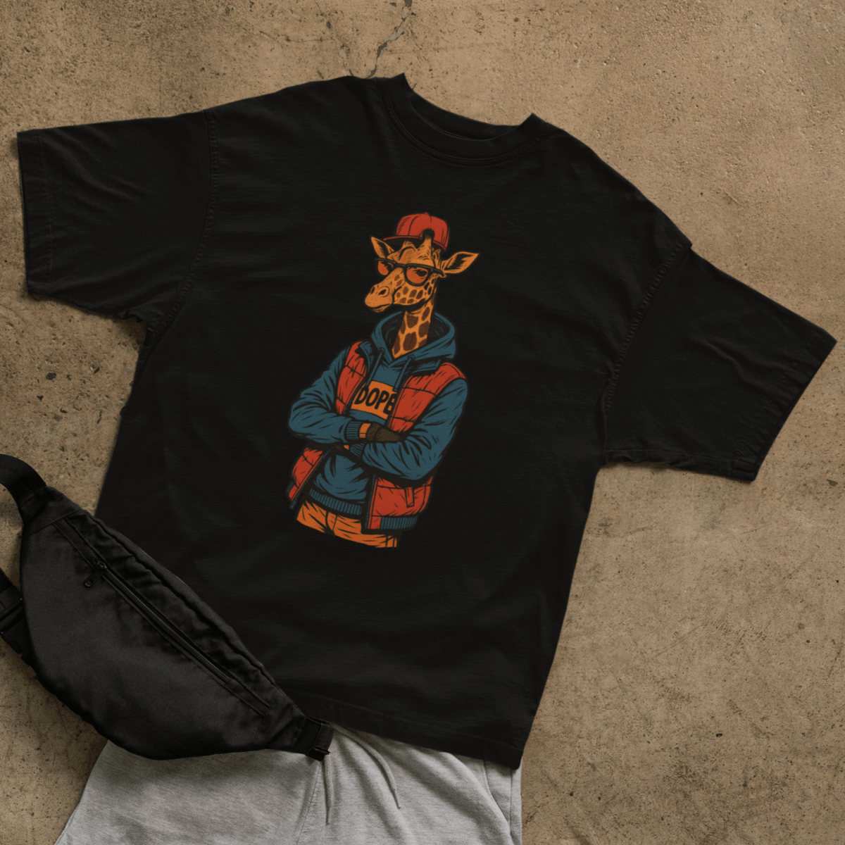 Street Giraffe T-shirt - ROMAG Store