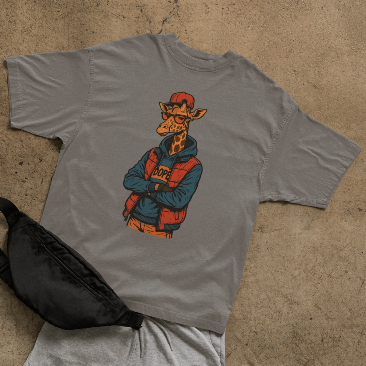 Street Giraffe T-shirt - ROMAG Store