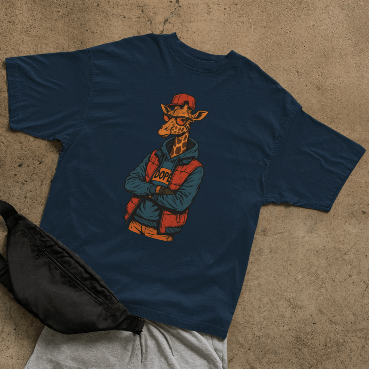 Street Giraffe T-shirt - ROMAG Store