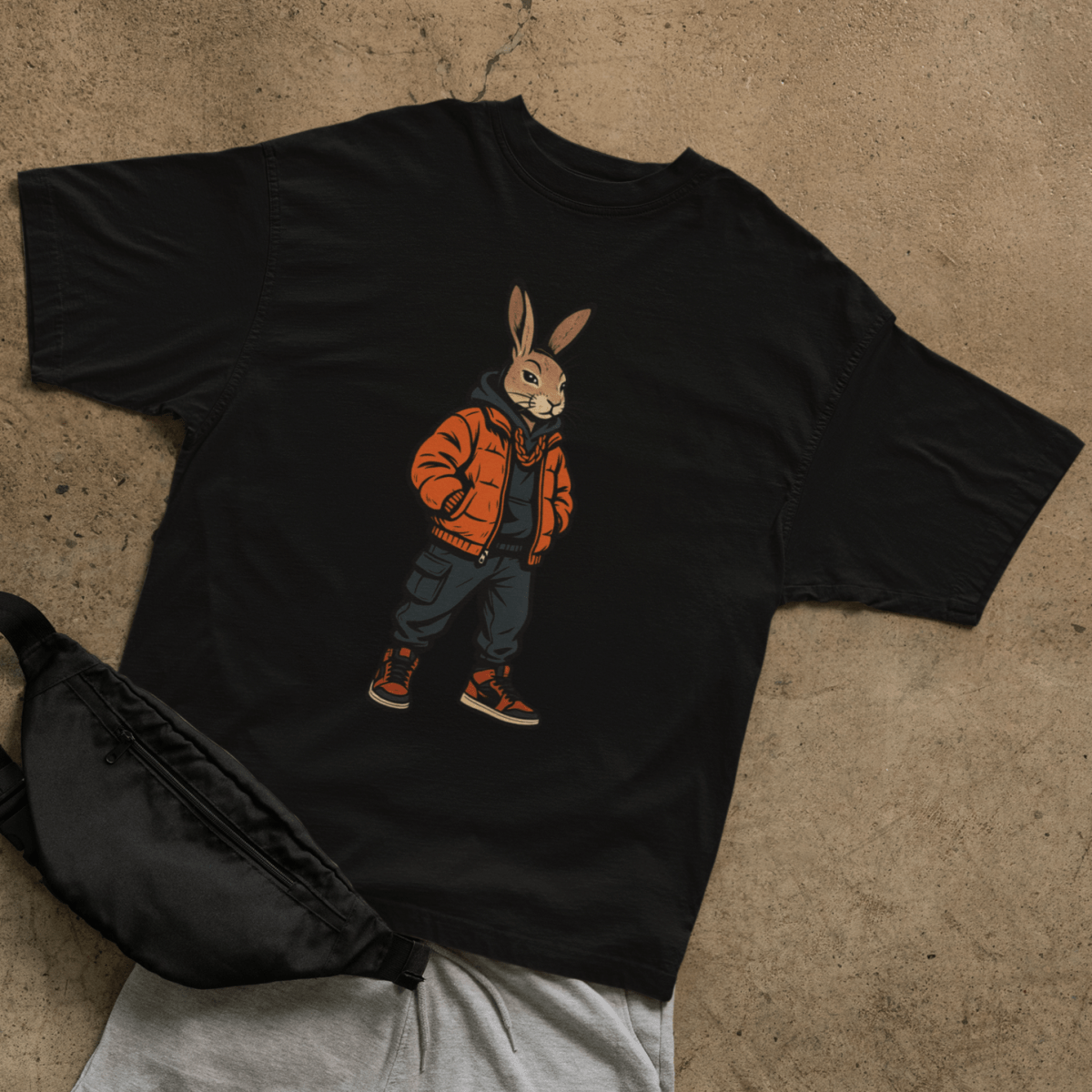 Street Rabbit T-shirt - ROMAG Store