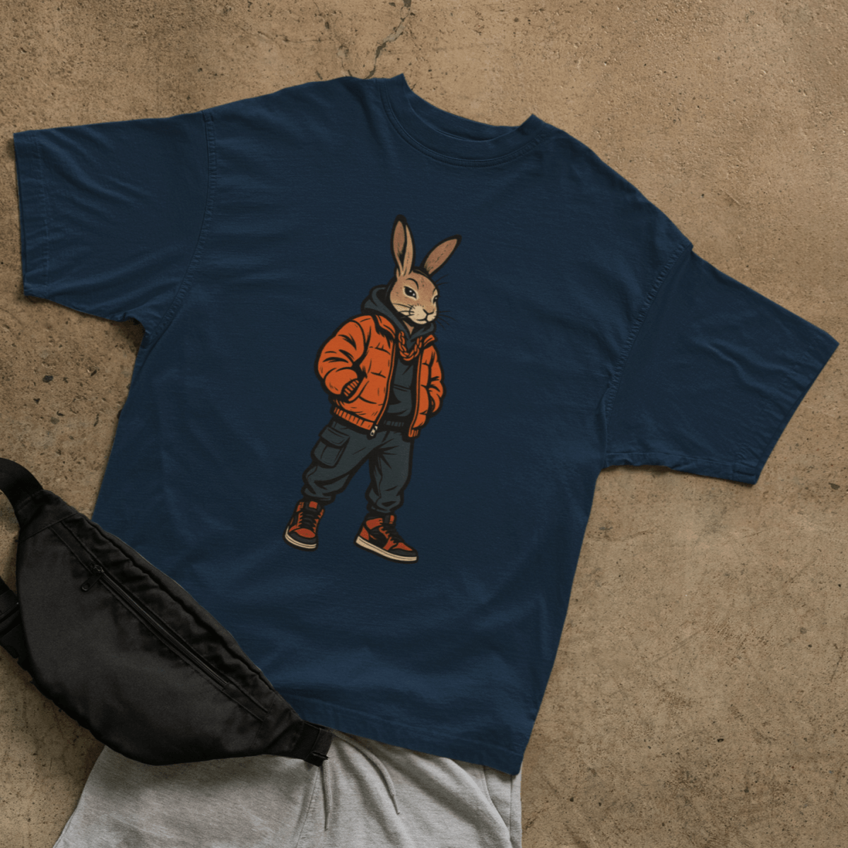 Street Rabbit T-shirt - ROMAG Store