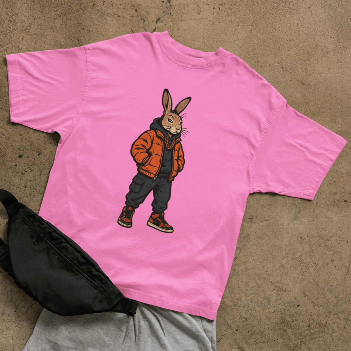 Street Rabbit T-shirt - ROMAG Store