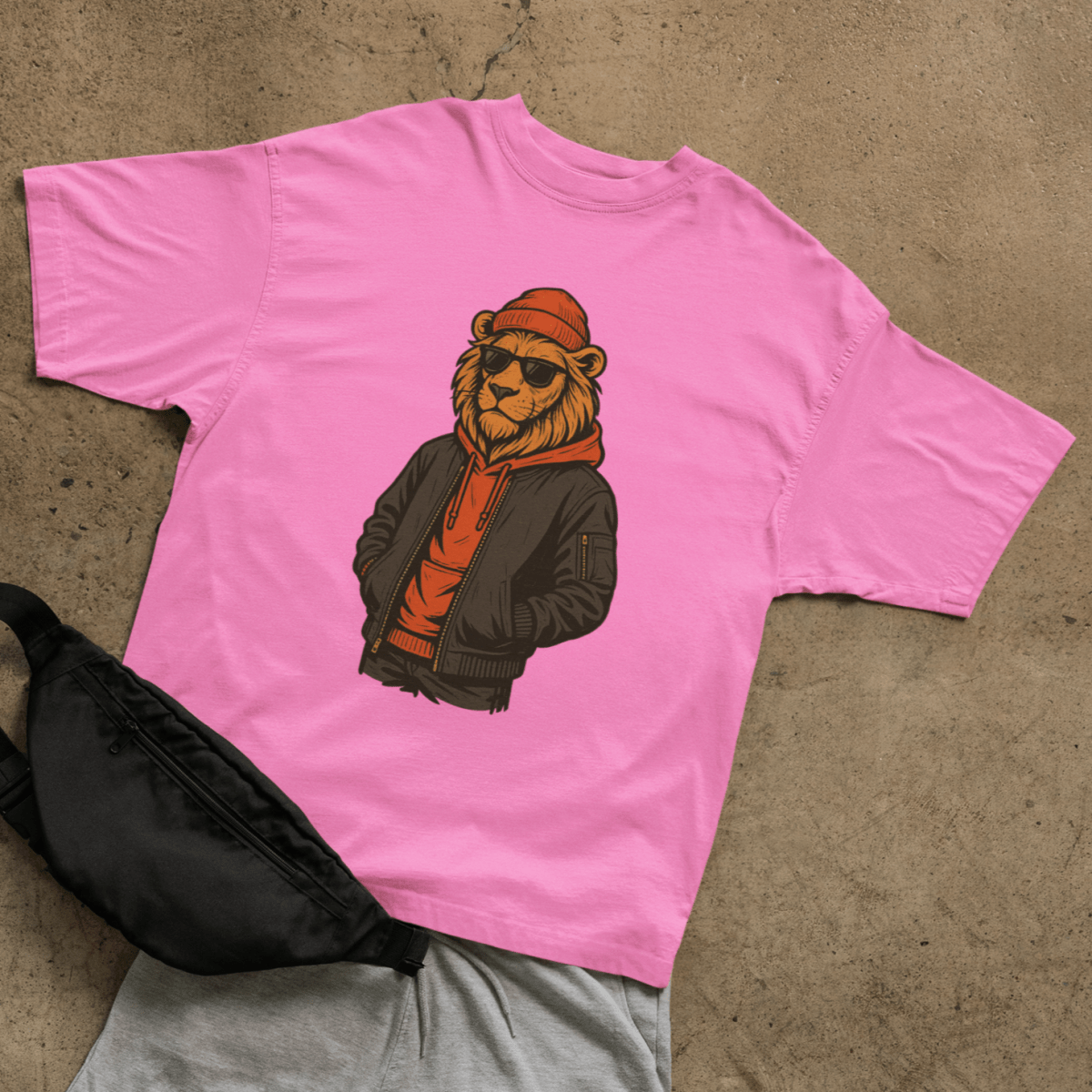 Street Lion T-shirt - ROMAG Store
