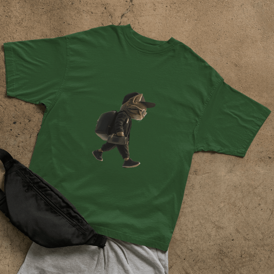 Cat in black T-shirt - ROMAG Store