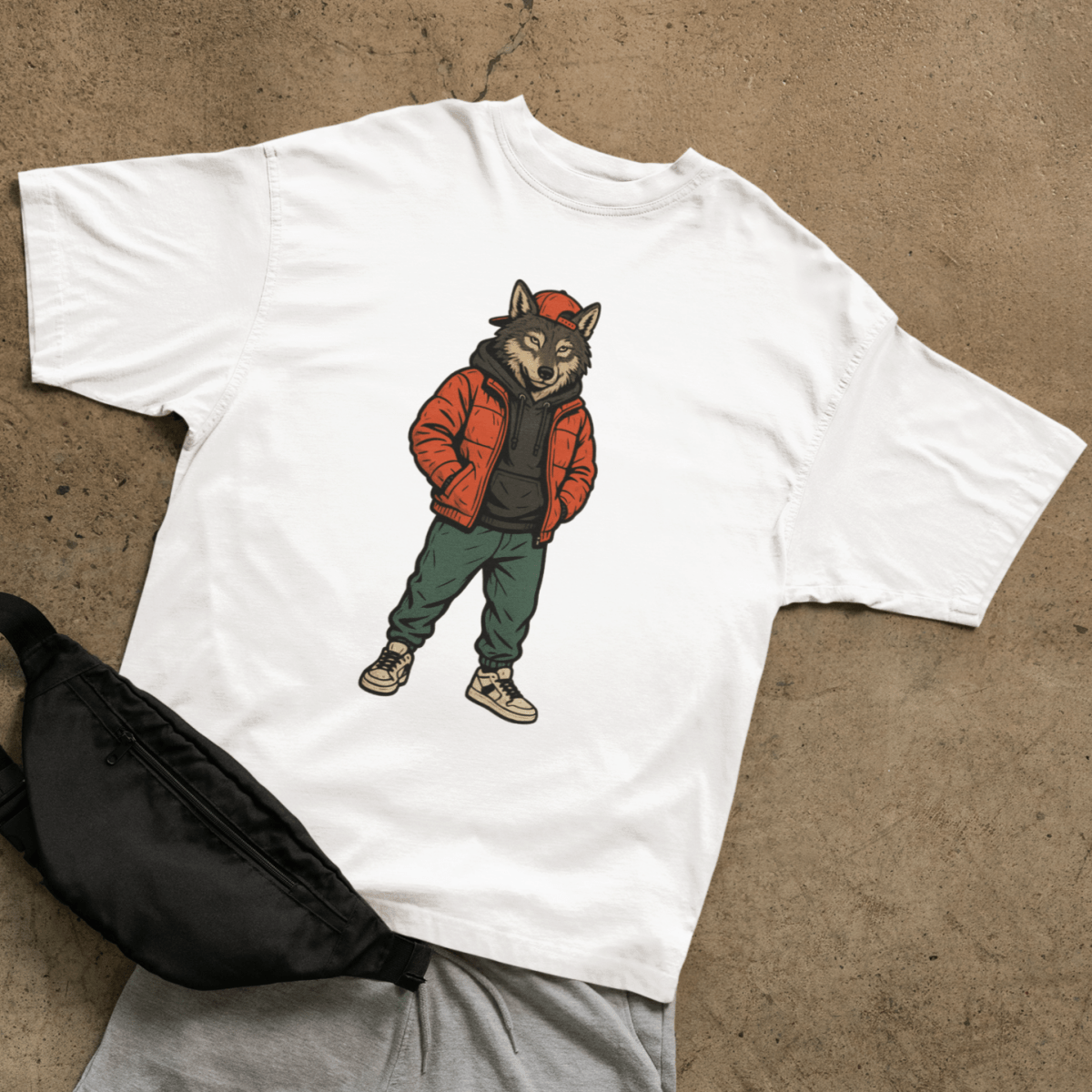 Street Wolf T-shirt - ROMAG Store