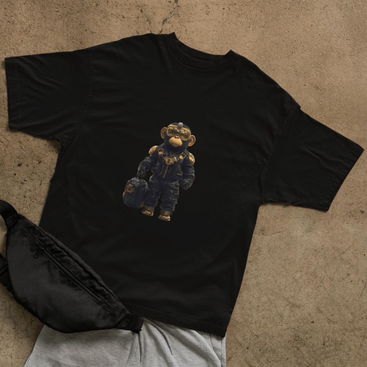 Pilot Monkey T-shirt