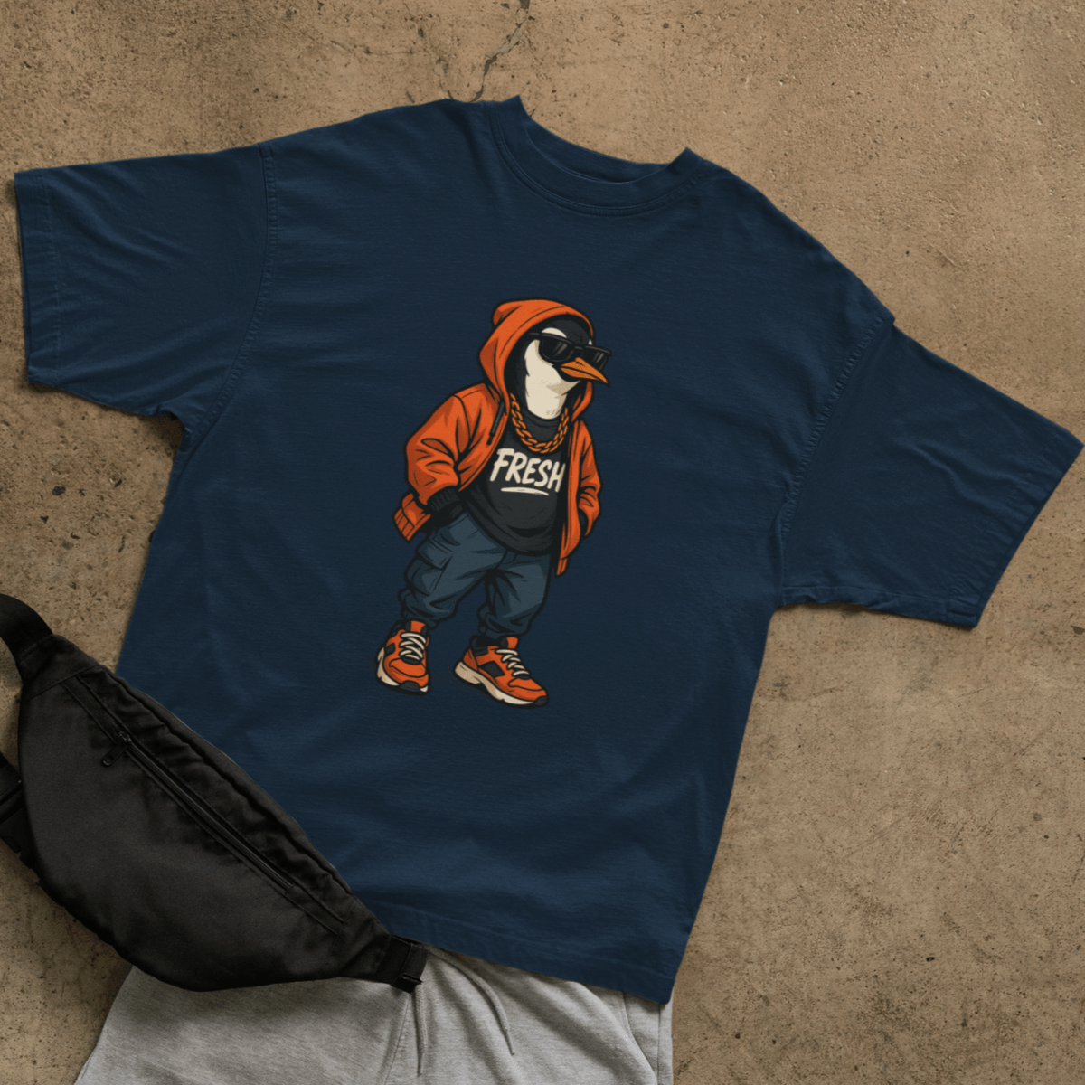 Street Penguin T-shirt - ROMAG Store