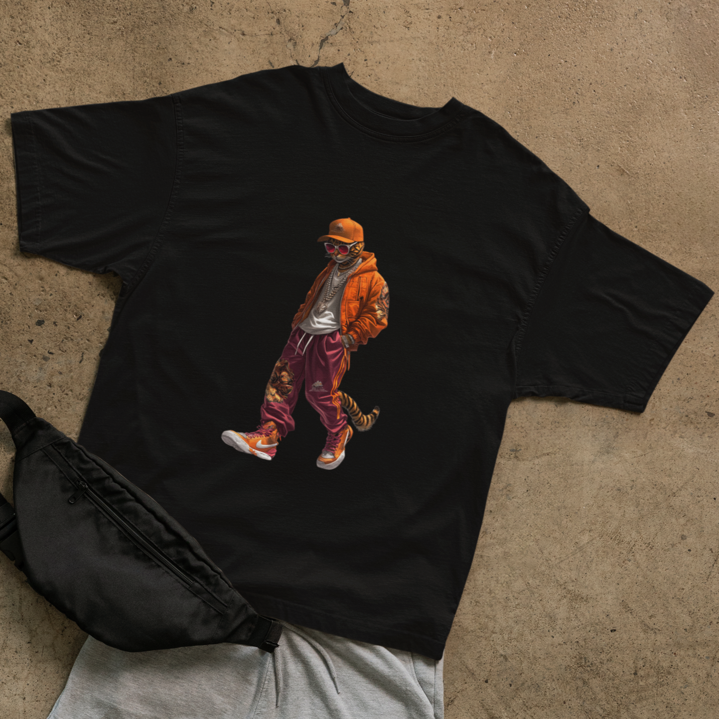 Hip-Hop Tiger T-shirt