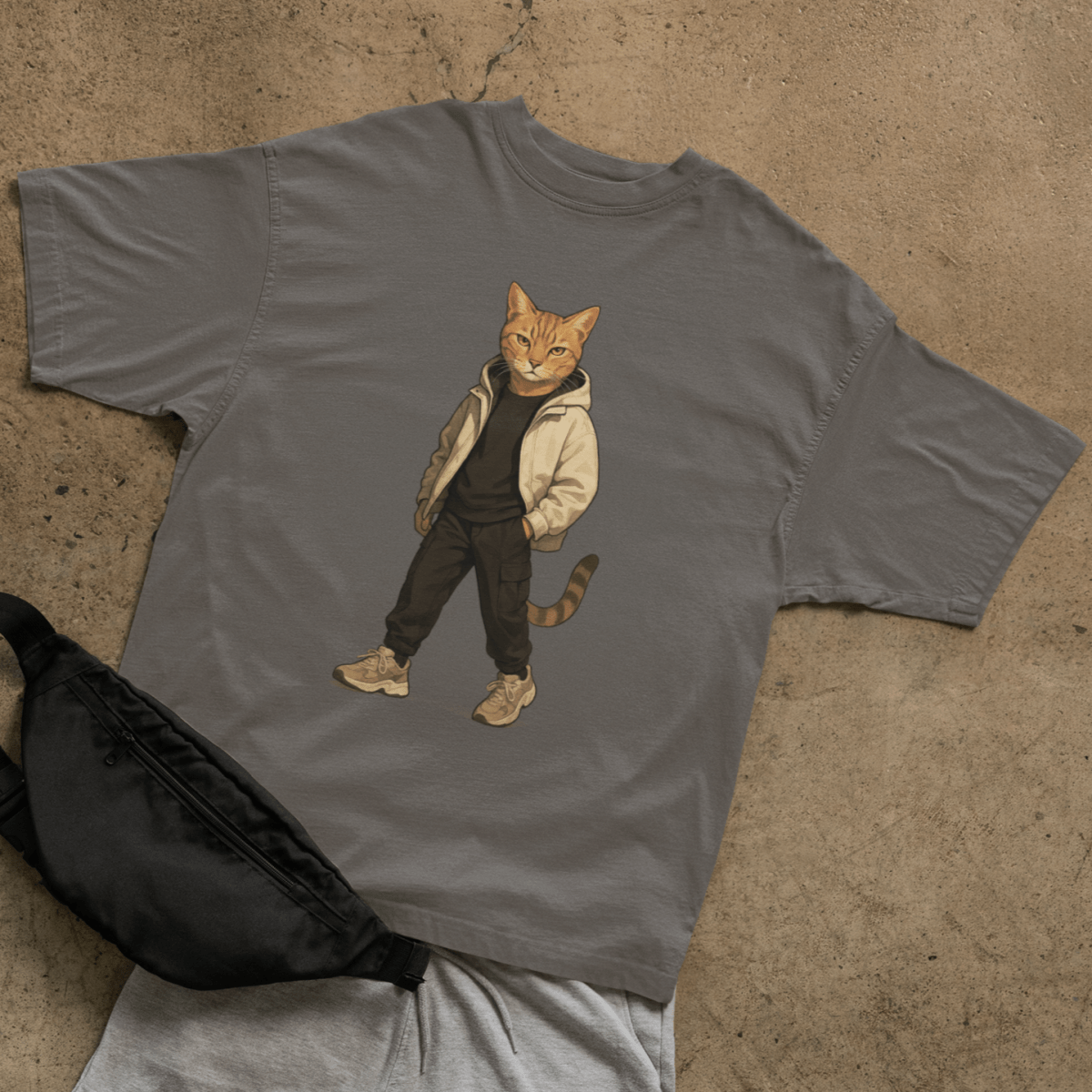 Street Cat T-shirt - ROMAG Store