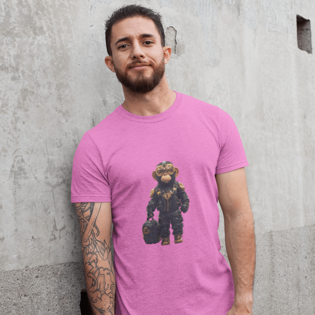 Pilot Monkey T-shirt - ROMAG Store