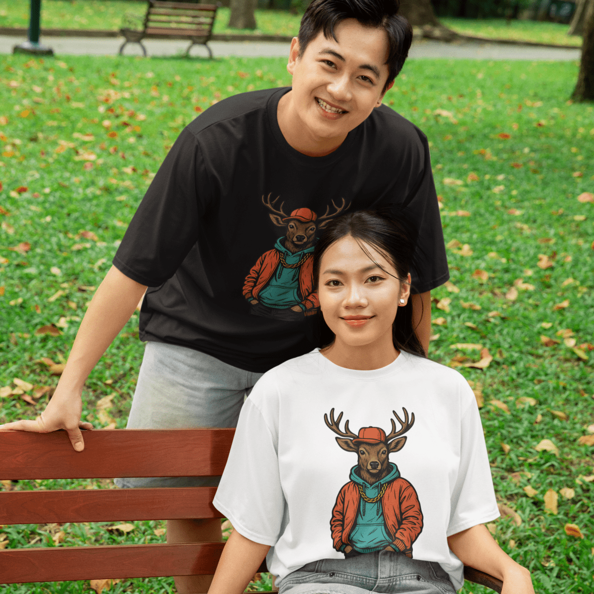 Street Deer T-shirt - ROMAG Store
