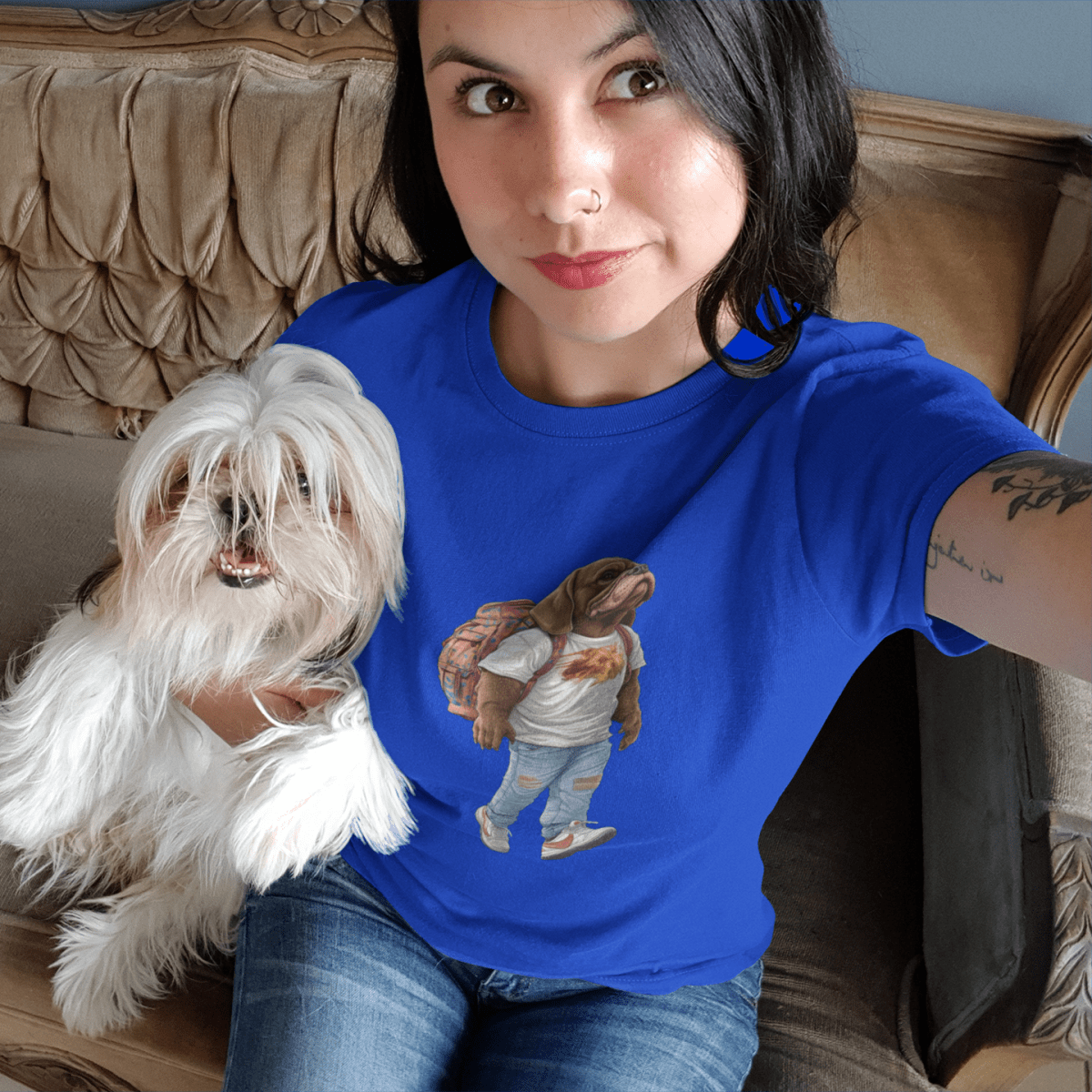 Traveler Dog T-shirt - ROMAG Store
