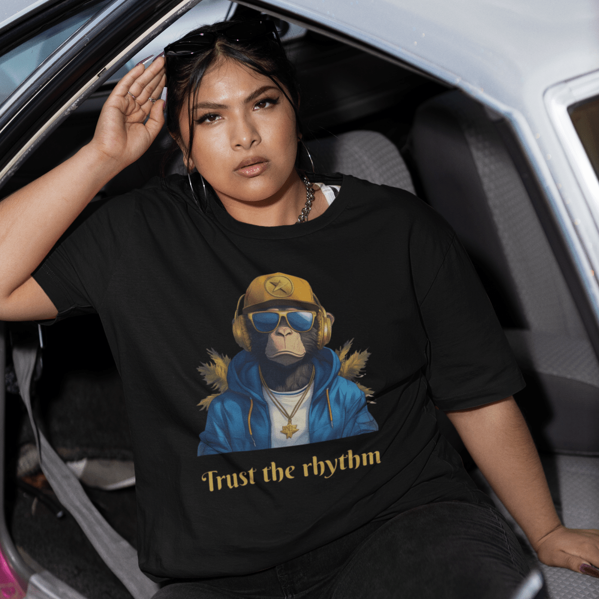 Artist Monkey T-shirt - ROMAG Store