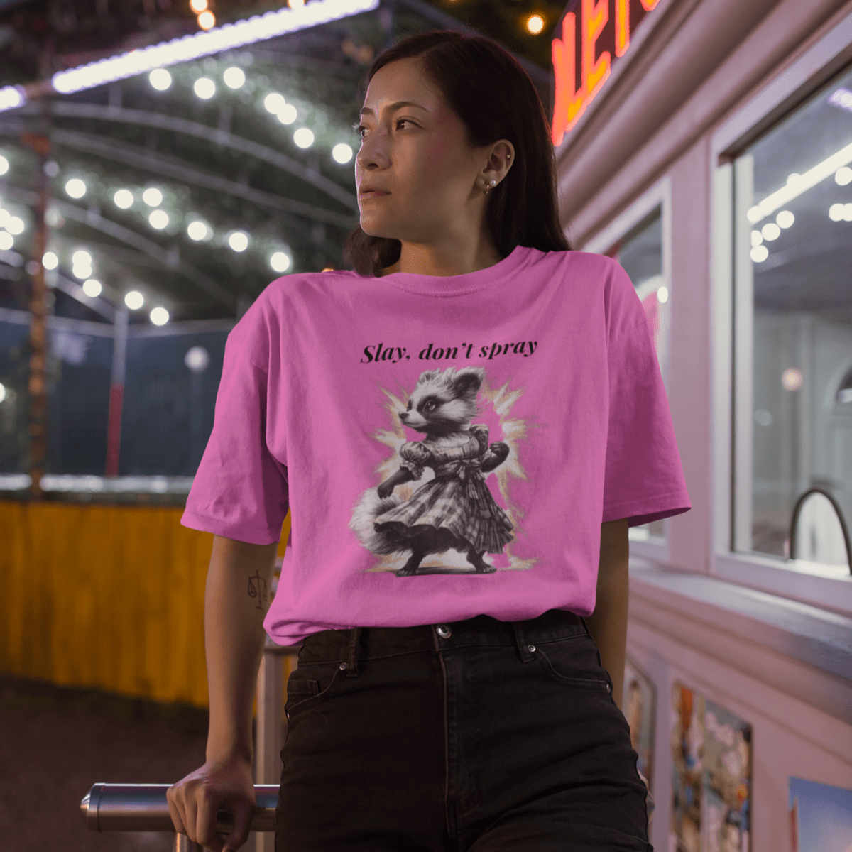 Slay don't spray T-shirt - ROMAG Store