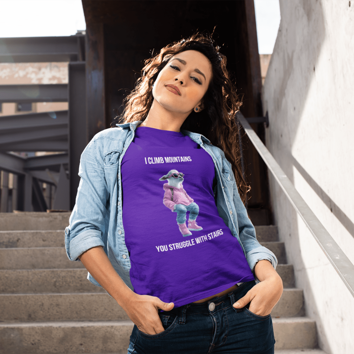 I climb mountains T-shirt - ROMAG Store