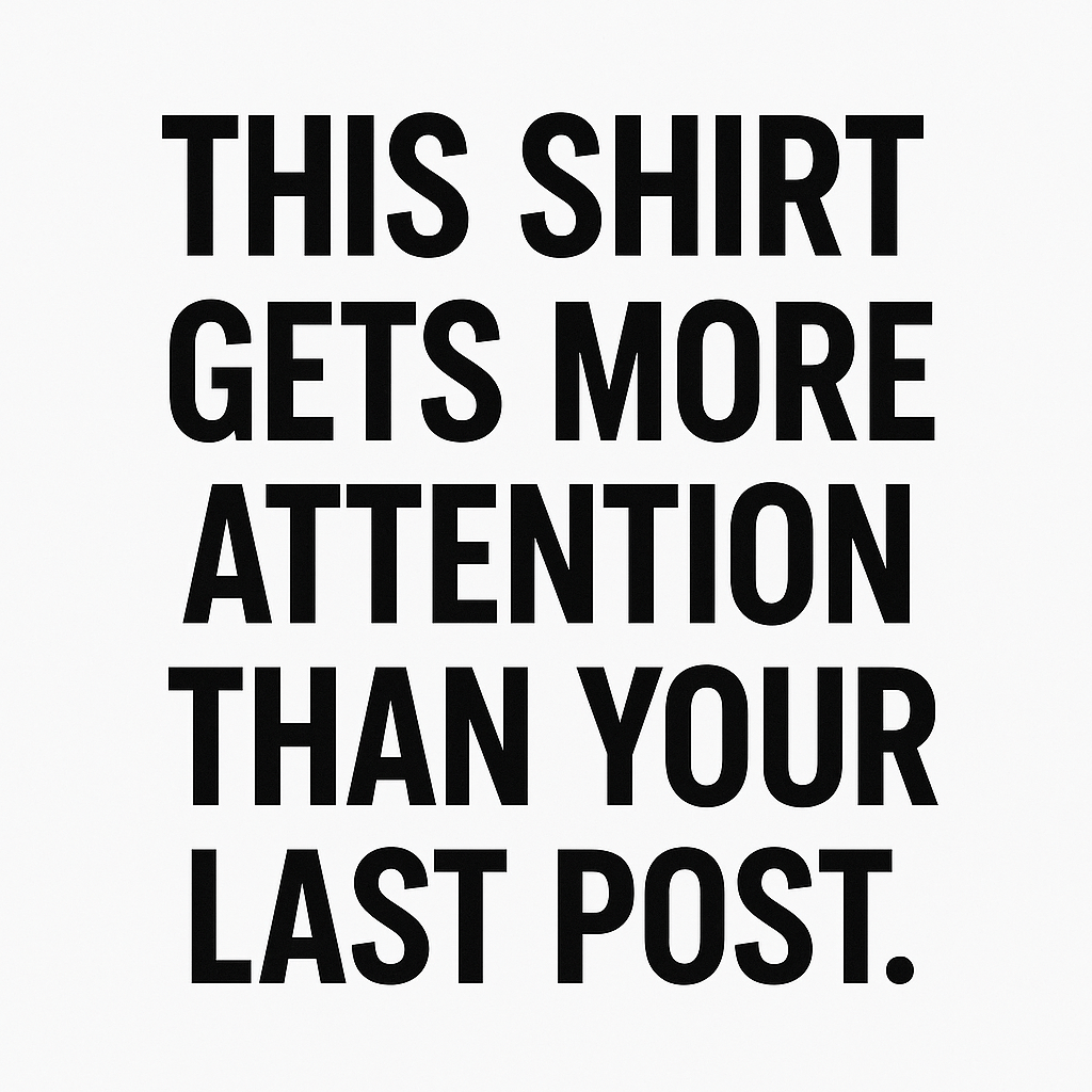 More attention QR T-shirt - ROMAG Store