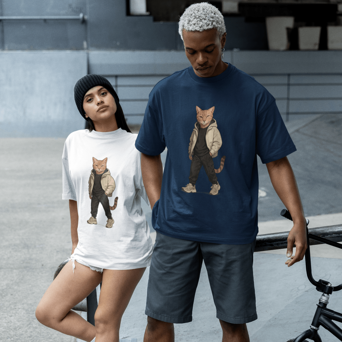 Street Cat T-shirt - ROMAG Store