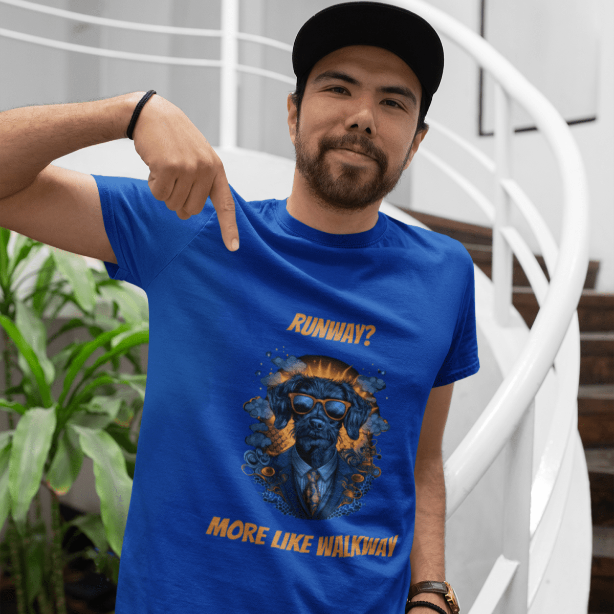 Walkway Dog T-shirt - ROMAG Store