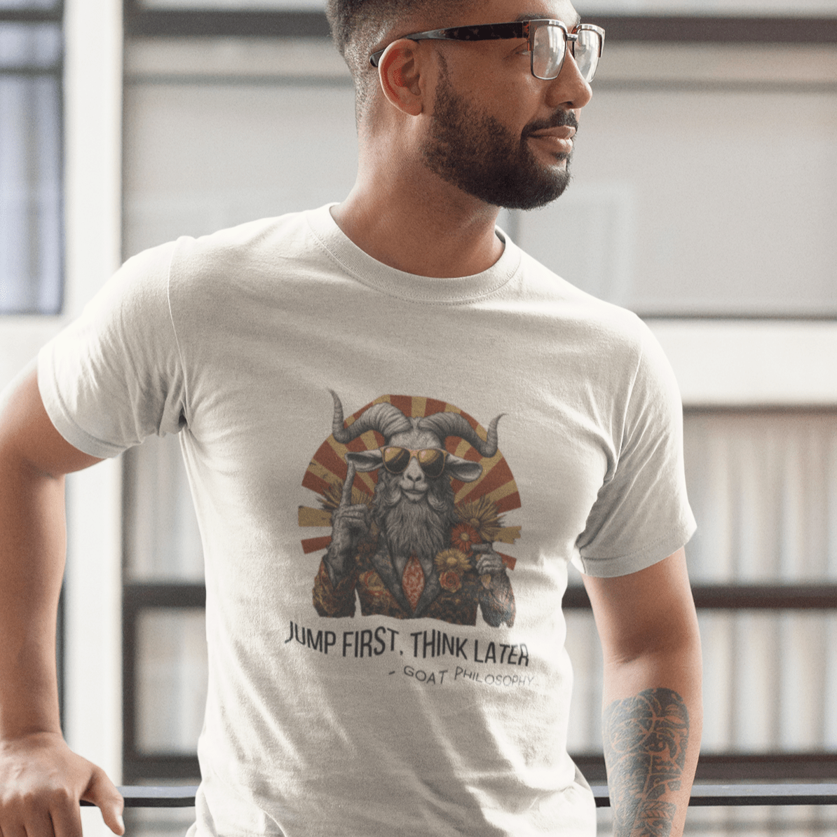 Goat Philosophy T-shirt - ROMAG Store