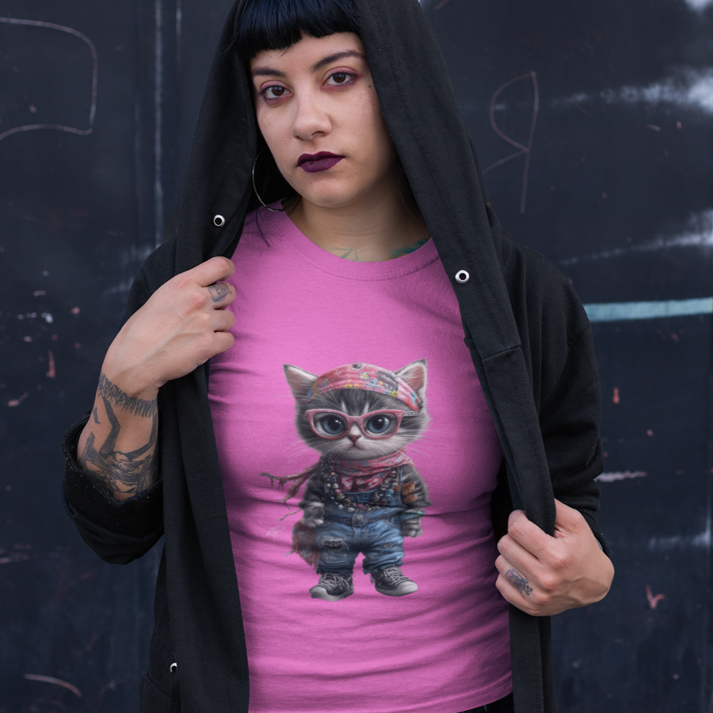 Girl Cat T-shirt