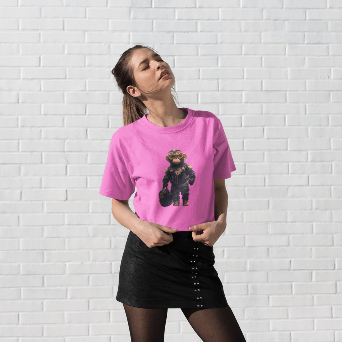 Pilot Monkey T-shirt - ROMAG Store