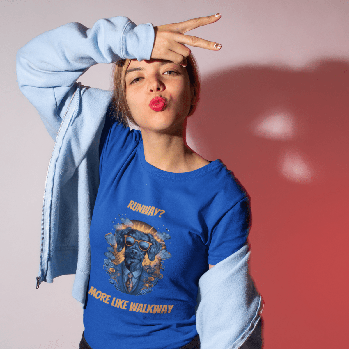 Walkway Dog T-shirt - ROMAG Store