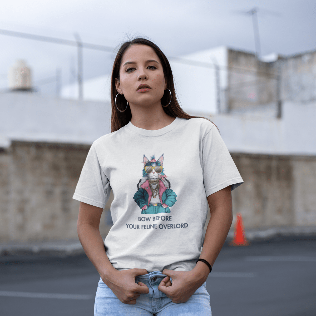 Feline Overlord T-shirt - ROMAG Store