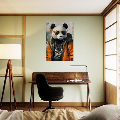 Cool Panda in Streetwear Canvas - ROMAG Store