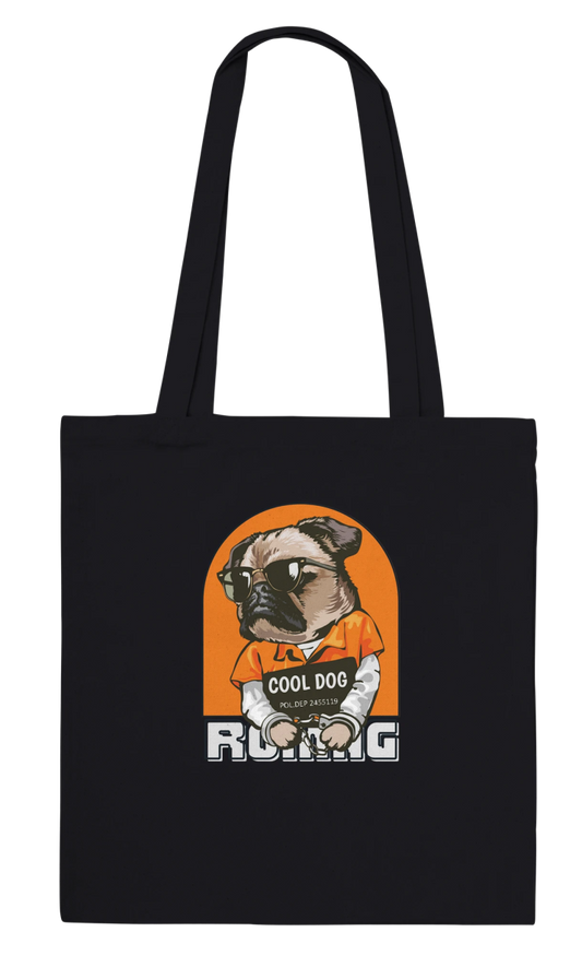 Cool Dog Mugshot Tote Bag - ROMAG Store