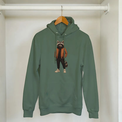 Cool Raccoon Street Style Hoodie - ROMAG Store