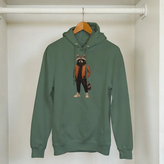 Cool Raccoon Street Style Hoodie - ROMAG Store