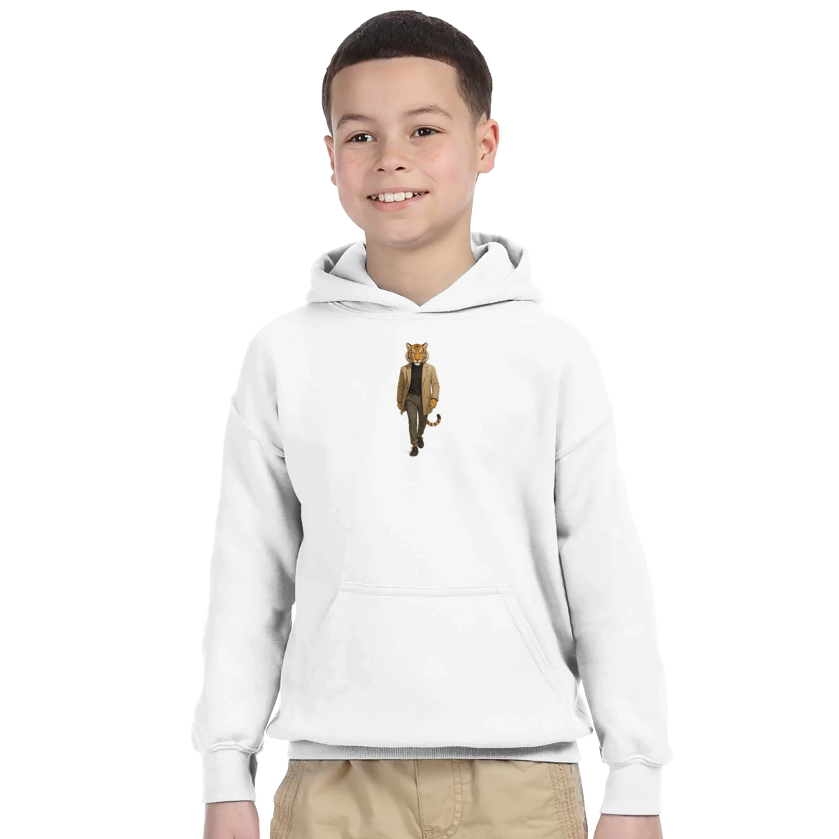 Dapper Tiger Kids Hoodie - ROMAG Store