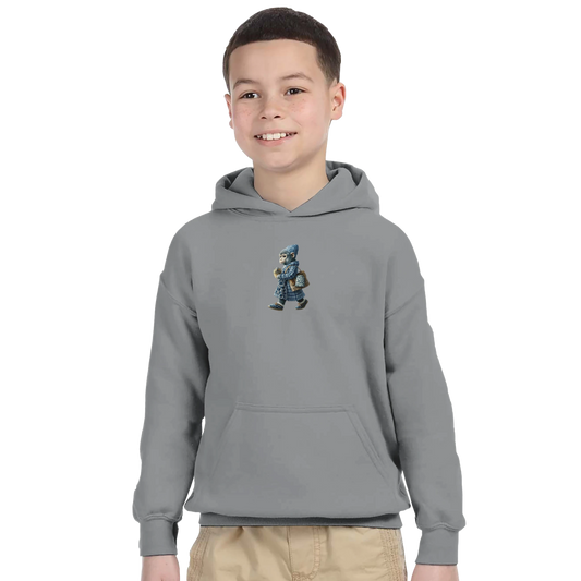 Chic Monkey Plaid Kids Hoodie - ROMAG Store