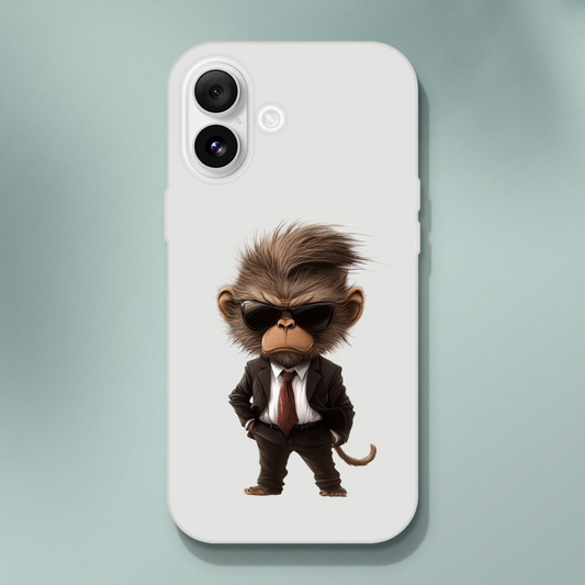 Chic Monkey Boss iPhone Flexi Case - ROMAG Store