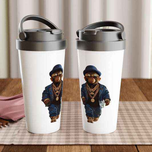 Chimp Swag Stainless Steel Travel Mug - ROMAG Store