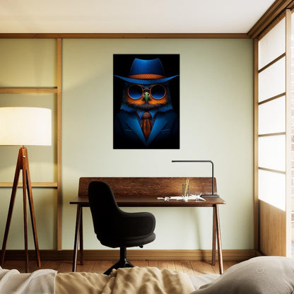 Owl Undercover Canvas Art - ROMAG Store