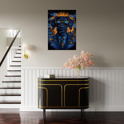 Dog Undercover Canvas Art - ROMAG Store