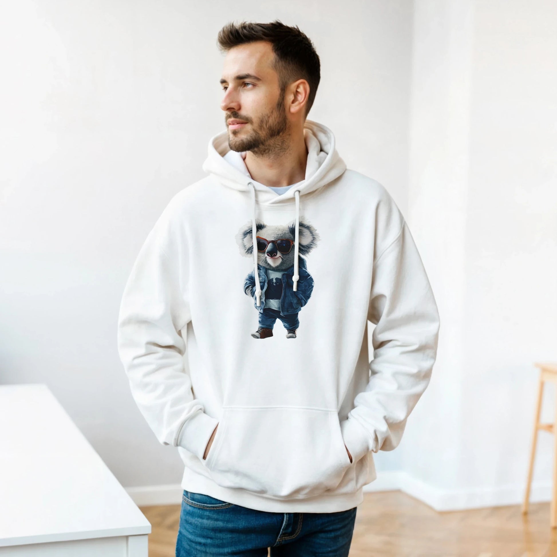 Koala Cool: Urban Streetwear Hoodie - ROMAG Store