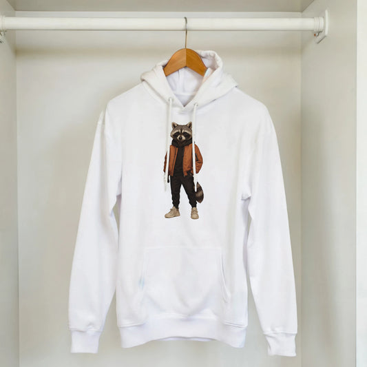 Cool Raccoon Street Style Hoodie - ROMAG Store