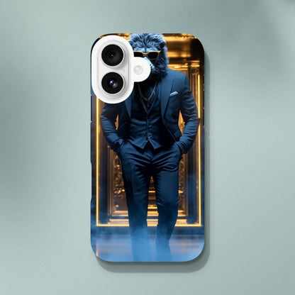 Lion in Suit iPhone Tough Case - ROMAG Store