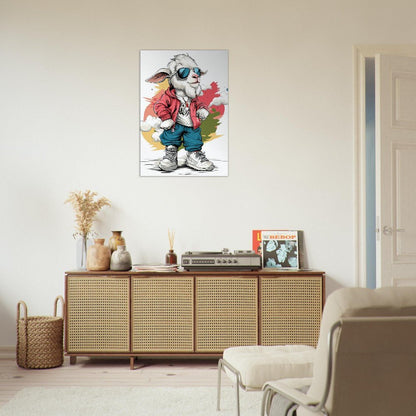Urban Goat Swag Canvas Art - ROMAG Store