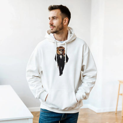 Dapper Lion: Black Tie Hoodie - ROMAG Store