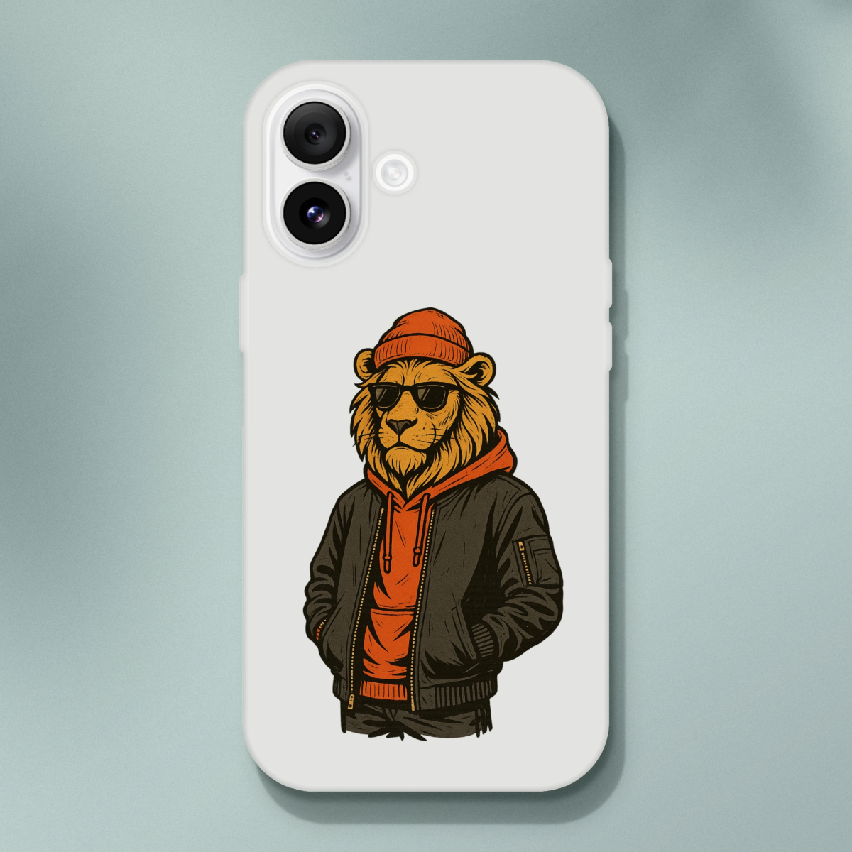 Urban Streetwear Lion iPhone Flexi Case - ROMAG Store