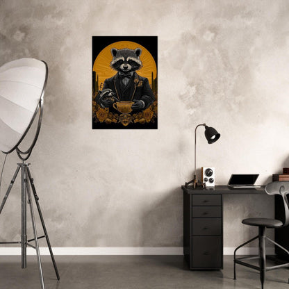 Luxury Raccoon Duo Canvas - ROMAG Store