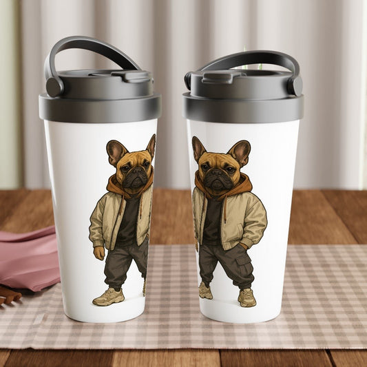 Street - Smart French Bulldog Travel Mug - ROMAG Store