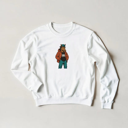 Swag Horse Streetwear Sweatshirt – Unleash Your Wild Style in 6 Colors! - ROMAG Store
